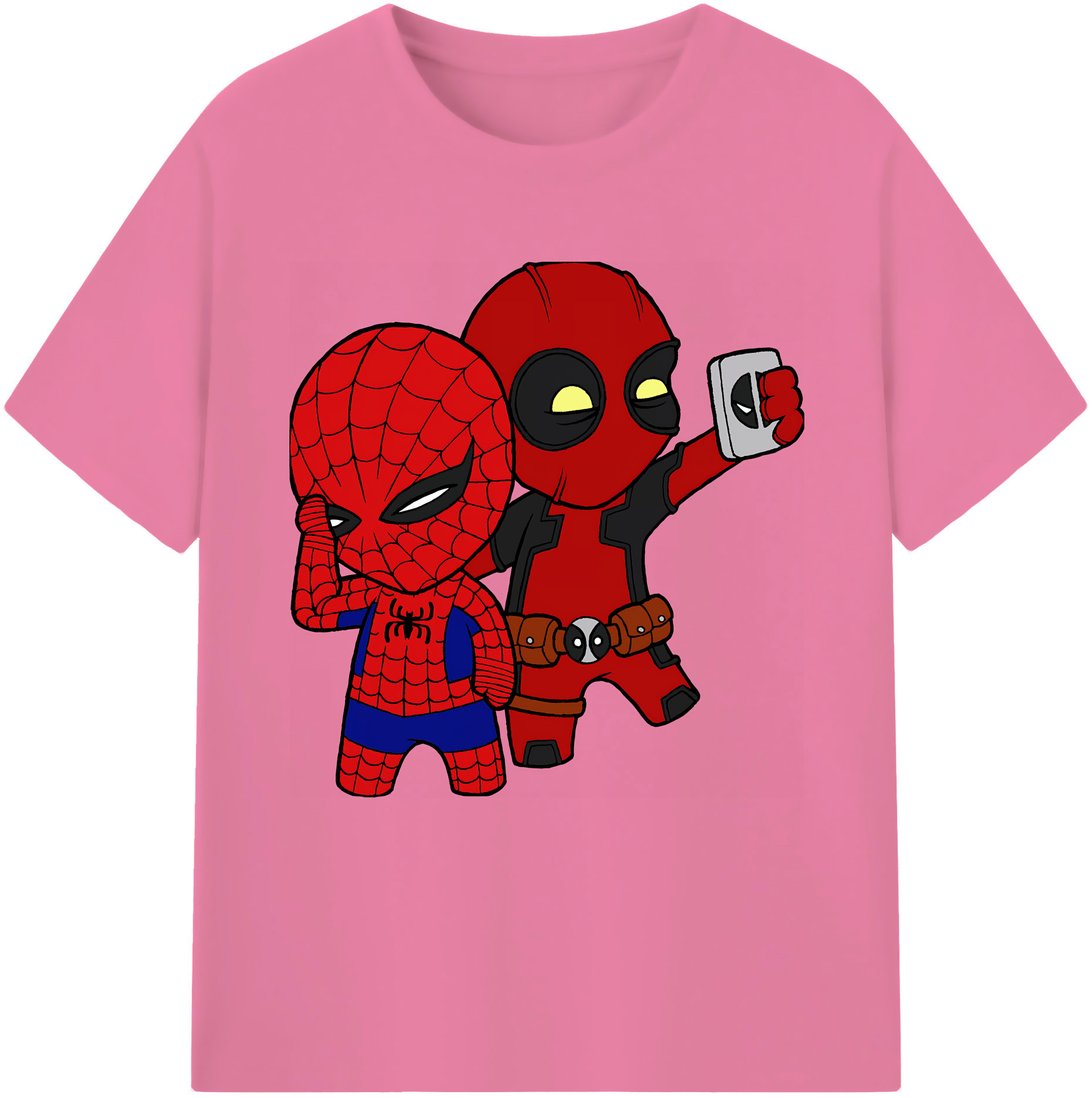 （画像用） Deadpool デッドプール 綿100％半袖Tシャツ（フロントプリント）